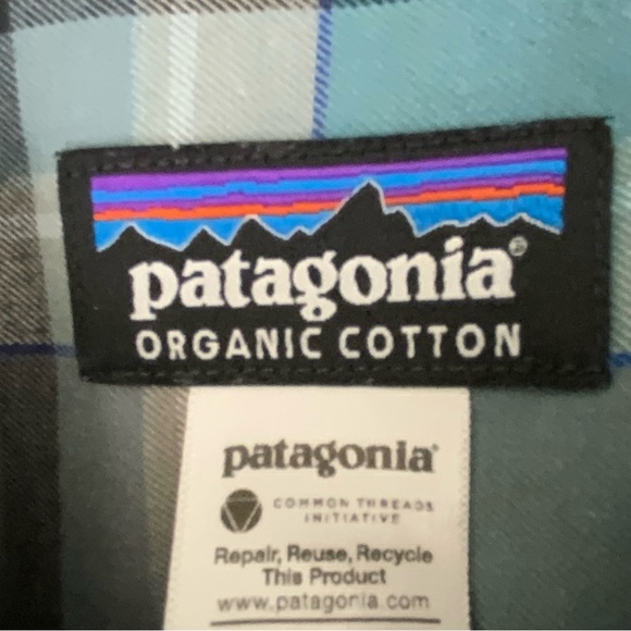 Patagonia Men’s Long Sleeve Button Down Plaid 100% Organic Cotton Shirt. Size XL - Picture 7 of 7